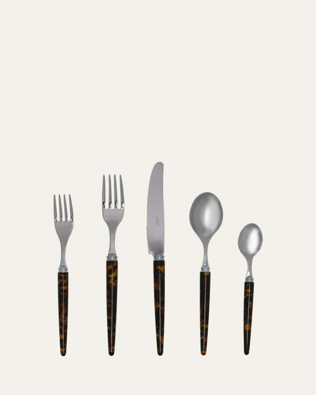 Tang 5-Piece Place Setting, Tortoise